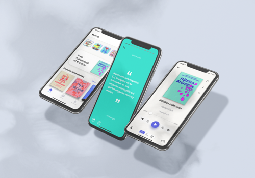 Mobile App Development Package Example: Aureo: Resúmenes y Audiolibros
