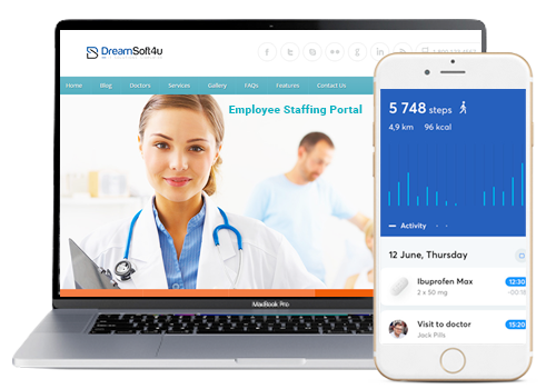 Web Development Package Example: Employee Staffing Portal
