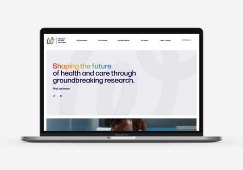 Advertising Package Example: Redefining Wessex Health Partners brand identity