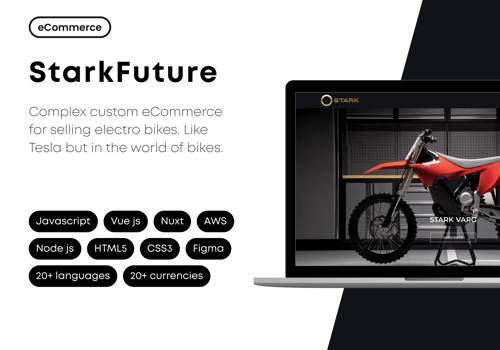 E-Commerce Development Package Example: Stark Future