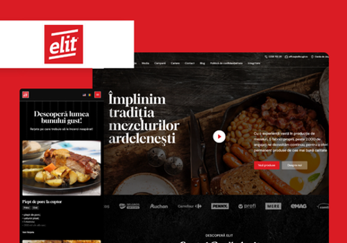 Web Design Package Example: Elit SRL Project