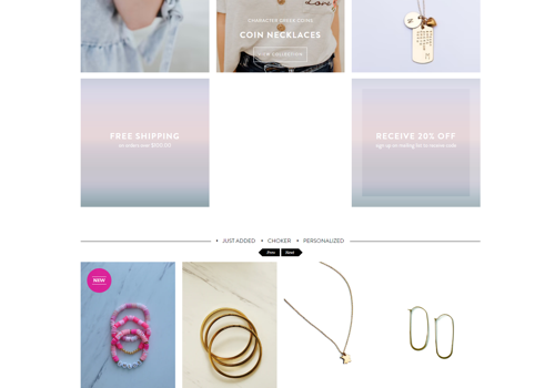 E-Commerce Development Package Example: Jewelry Web shop