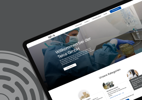 Web Design Package Example: Relaunching a medical homepage with webflow.