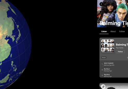 Web Development Package Example: Afternuage - Global Music and Culture Platform