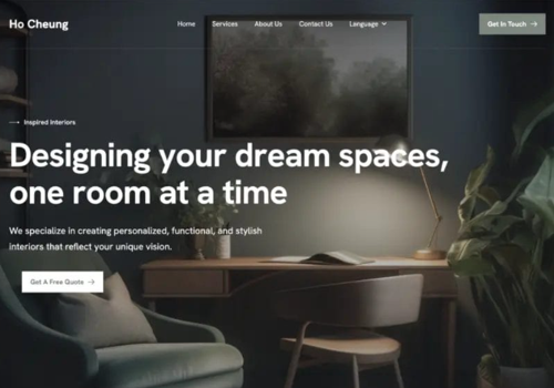 Web Development Package Example: Website – HoChung
