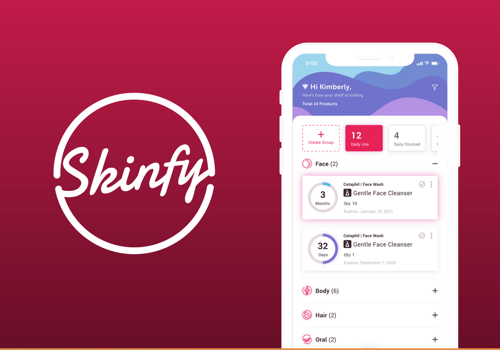 Mobile App Development Package Example: Skinfy