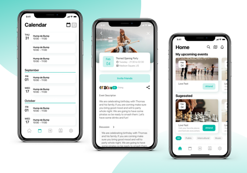 Web Development Package Example: Meet me you