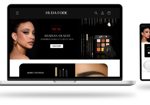 Web Design Package Example: Huda Fode Website