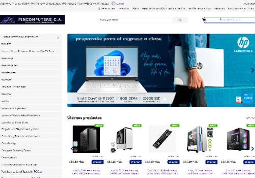 E-Commerce Development Package Example: Import of computer equipment