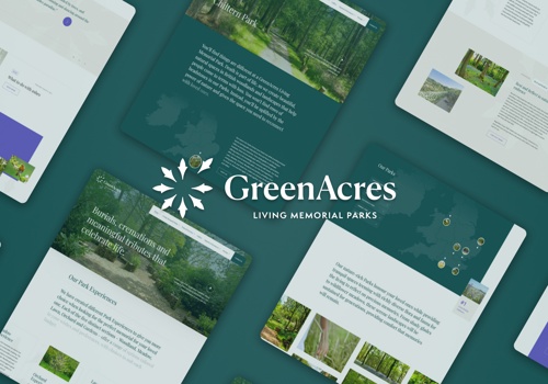 Web Design Package Example: GreenAcres Group