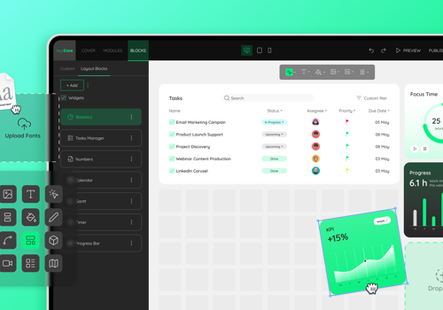 Custom Software Development Package Example: NO-CODE SAAS DEVELOPMENT PLATFORM