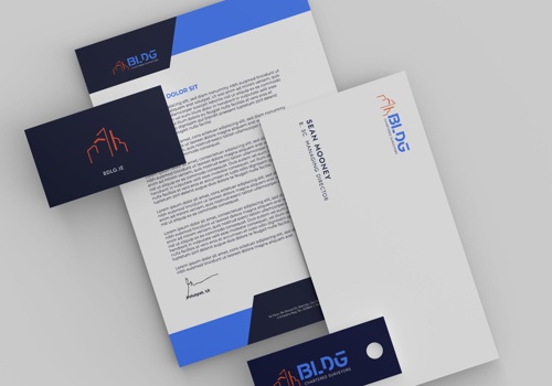 Web Design Package Example: BLDG Branding & Website