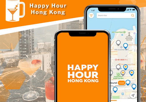 Mobile App Development Package Example: happy Hour Hongkong Mobile App