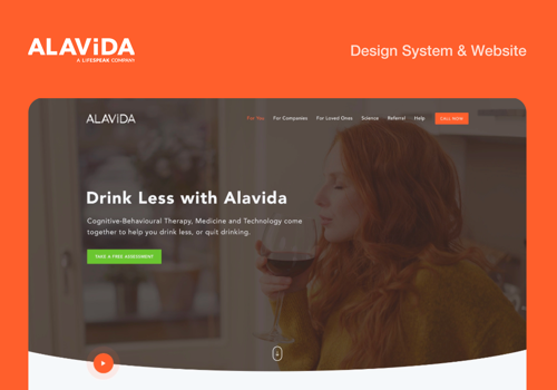 UX/UI Design Package Example: ALAVIDA Website and Mobile App Design