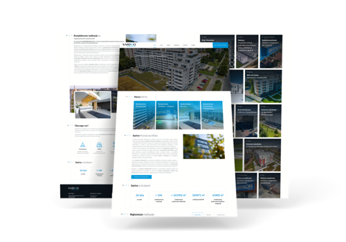 Web Design Package Example: Sarivo - Dedicated Company Website