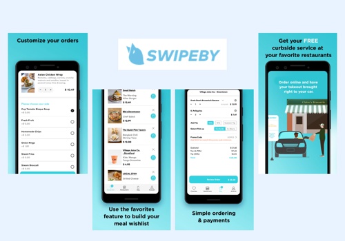 Web Design Package Example: SwipeBy : Clone of Uber Eats