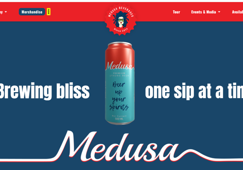 Mobile App Development Package Example: Medusa Beer