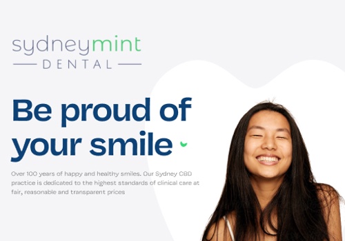Web Design Package Example: Sydneymint Dental Clinic Website Design