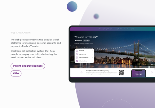 Custom Software Development Package Example: Toll Payments for New York Roads