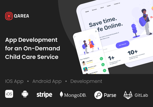 Web Development Package Example: App Development for a On-Demand Child Care Service