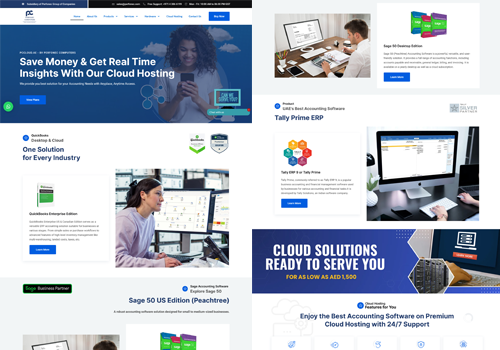 Web Development Package Example: Perfonec Computers