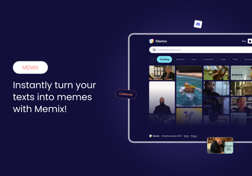 Web Design Package Example: Memix: Web UI/UX, motion design