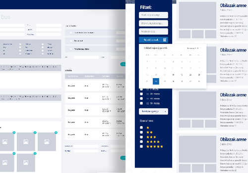 Web Design Package Example: Bus Transfer Web App Design & Development