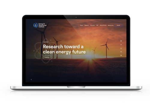 Web Development Package Example: Energy & Biosciences Institute