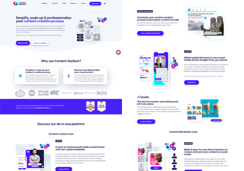 Web Development Package Example: Content Stadium