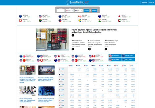 Web Development Package Example: Forex Service Provider