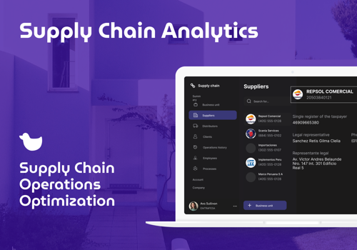 Web Development Package Example: Supply Chain Analytics Platform