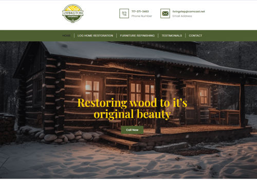 Web Design Package Example: Livingston enterprises - Web development & SEO