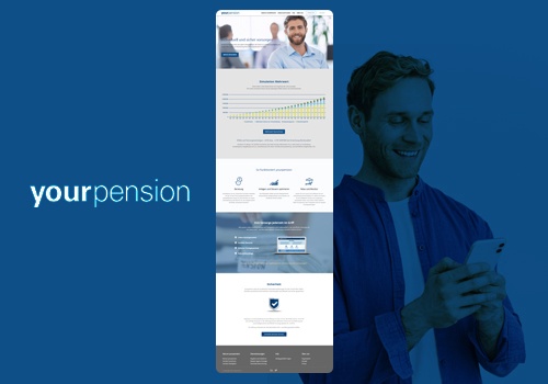 Web Development Package Example: yourpension.ch:- Solution for pension funds