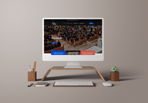 Web Design Package Example: Župa Sv. Pavla Website