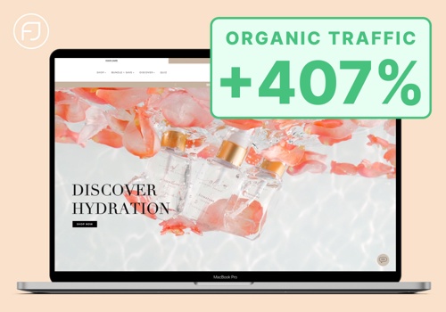 Search Engine Optimization Package Example: Increased Organic Traffic by 407%