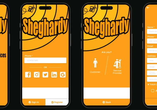 Mobile App Development Package Example: Home services Application Development