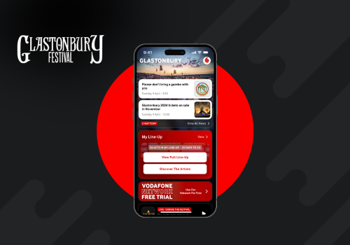 Mobile App Development Package Example: Glastonbury Festival