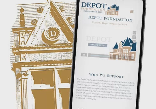 Branding Package Example: The Depot Foundation - Rebrand & Website Design