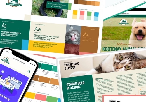 Branding Package Example: West Kootenay Animal Hospital Brand Refresh