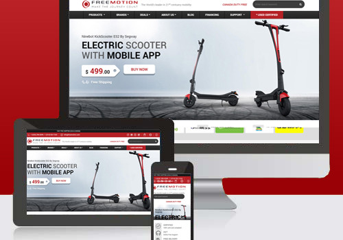 Web Development Package Example: Web Develop and Digital marketing services For FreeMotion