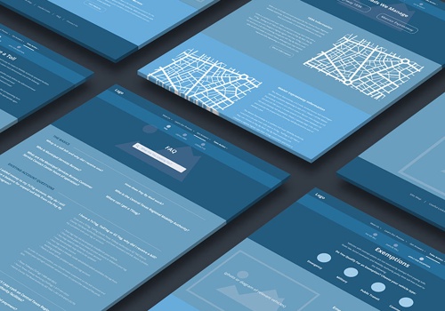 UX/UI Design Package Example: Wireframe Preview