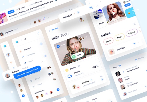 Web Development Package Example: Social Media Website & Mobile Application