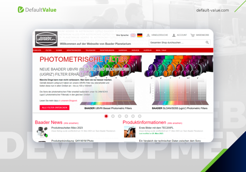 Web Design Package Example: Web optimization, customization, migration, design