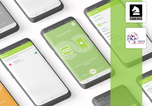 Mobile App Development Package Example: Android and iOS libraries for HAT 4G bonding