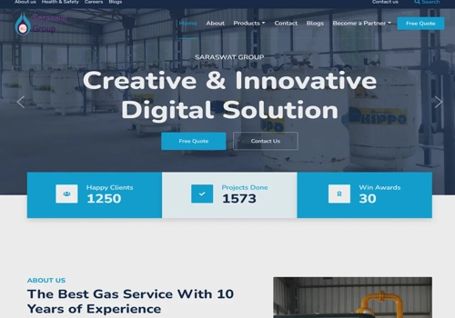 Search Engine Optimization Package Example: Gas Agency Website