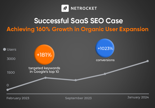 Search Engine Optimization Package Example: SEO Promotion for SaaS Project