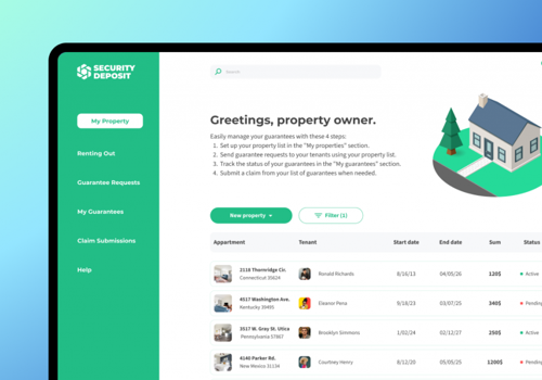 Custom Software Development Package Example: GUARANTEE SOLUTION FOR SECURITY DEPOSIT