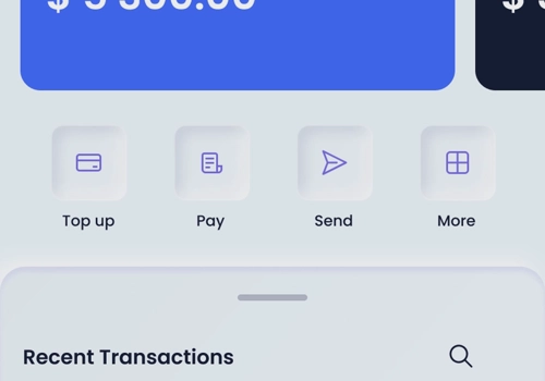 UX/UI Design Package Example: Bank App