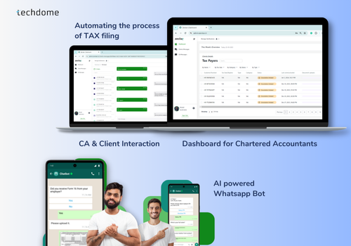 UX/UI Design Package Example: Automated Tax Filing via WhatsApp Bot