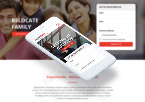 Web Development Package Example: Expatsguide.eu